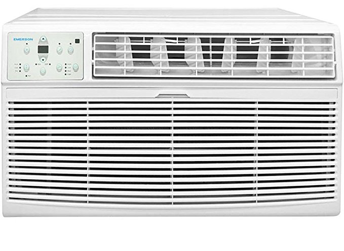 Emerson Quiet Kool EBTE12RD2 12K Btu Through The Wall Heat and Cool Air Conditioner 230V, White