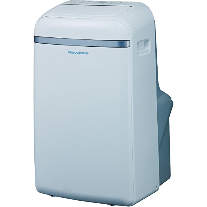 Keystone Eco-Friendly 14,000 BTU Portable Indoor Air Conditioner, Built-In Dehumidification with 