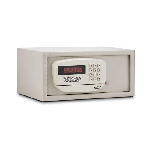 Mesa Safe Company Model MH101 Residential and Hotel Electronic Burglary Safe, Cream by Mesa Safe
