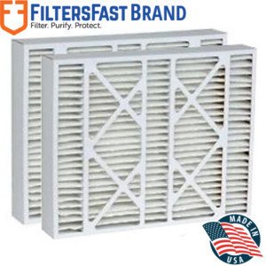 FiltersFast Compatible Replacement for Payne M1-1056 MERV 11 Air Filter 2-Pack-16x25x5 (Actual Size: 15-3/8
