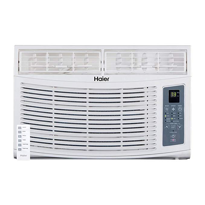 Haier 8,000 BTU Electronic Window Air Conditioner AC Unit with Remote | HWR08XCR