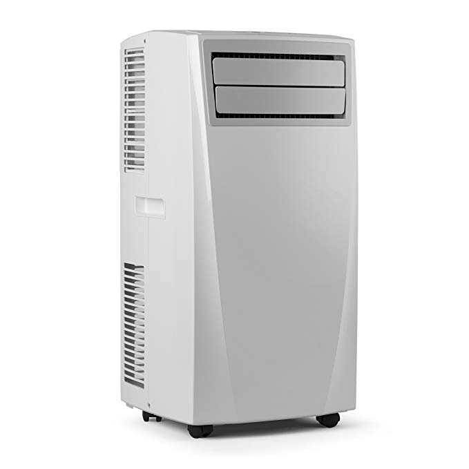 Commercial Cool Portable Air Conditioner, 10,000 BTU with Vertical Motion for Powerful Airflow, Fan & Dehumidification Modes Plus LED Display, Filter, Timer & Sleep Options