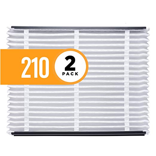 Aprilaire 210 Air Filter for Aprilaire Whole Home Air Purifiers, MERV 11 (Pack of 2)