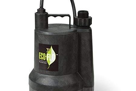 ECO-FLO Products SUP55 Manual Submersible Utility Pump, 1/4 HP, 1,980 GPH by ECO-FLO Products Review