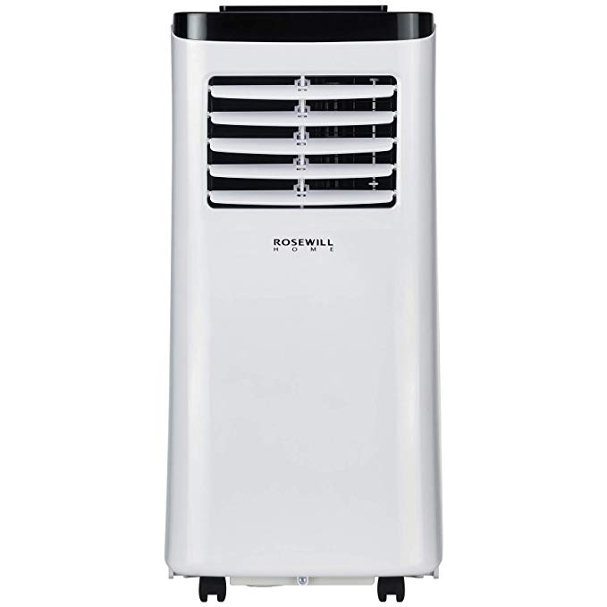 Rosewill Portable Air Conditioner 8000 BTU, AC Fan & Dehumidifier 3-in-1 Cool/Fan/Dehumidify w/Remote Control, Quiet Energy Efficient Self Evaporation AC Unit for Single Room Use, RHPA-18001